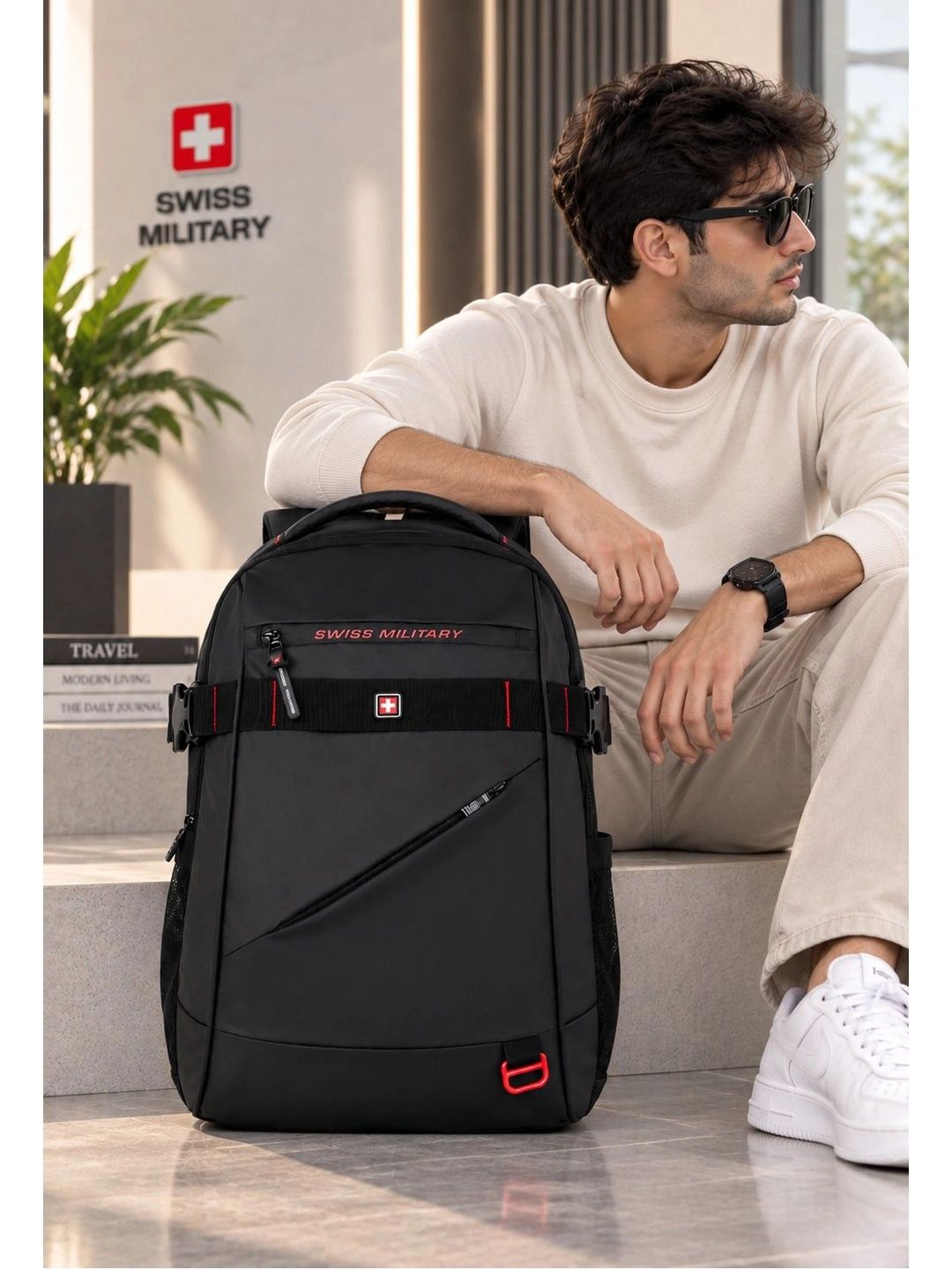 SWISS MILITARY Laptop Structured Backpacks