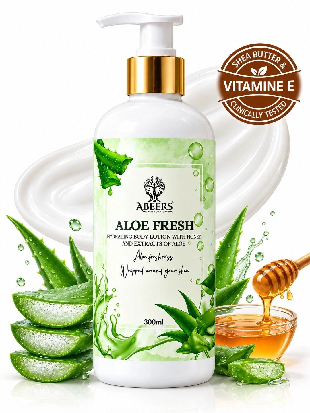 Buy abeers Aloe Fresh Hydrating Body Lotion with Honey & Aloe