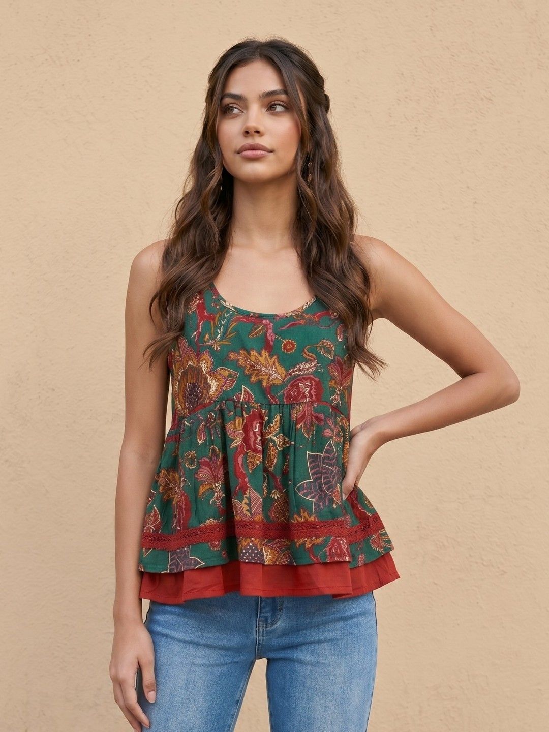 Women Layered Tops - Buy Women Layered Tops online in India