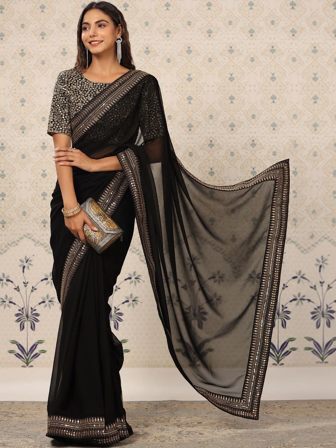 House of Pataudi Trending Party Festival Saree