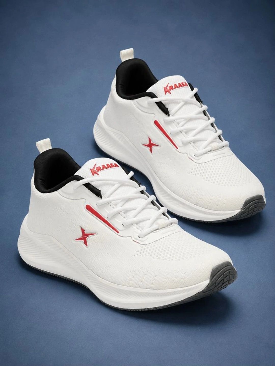 KRAASA Men Textile Running Non-Marking Shoes