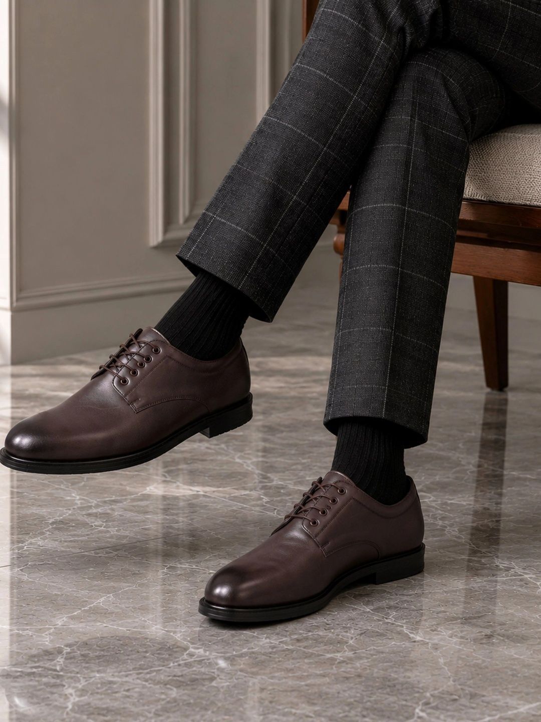 Killer Men Round Toe Lace-Ups Derbys Formal Shoes