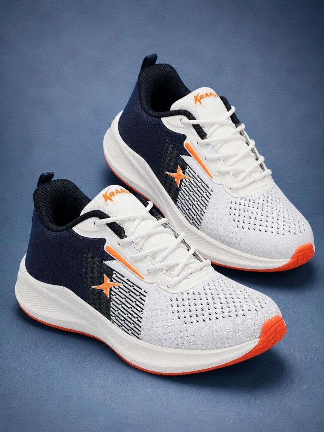 KRAASA Men Mesh Running Non-Marking Shoes