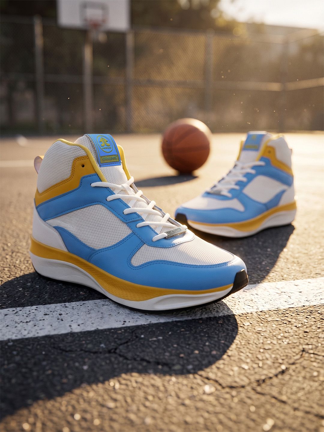 OFF LIMITS Men Lace-Ups Basketball Non-Marking Mesh Shoes