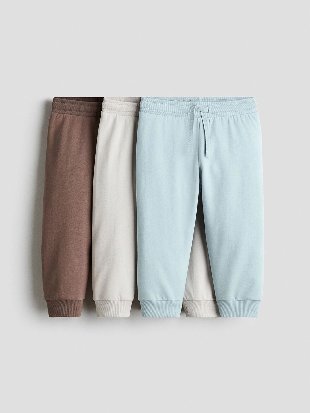 H&M 3-pack cotton joggers