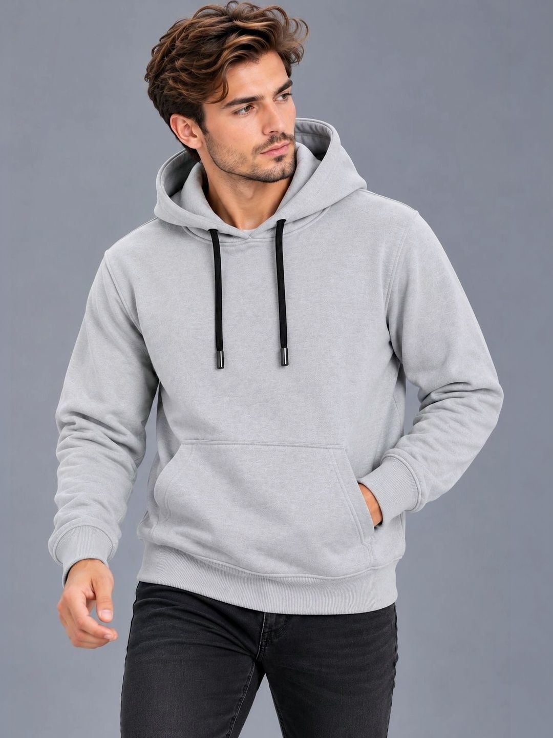 ULLAS Solid Fleece Hoodie