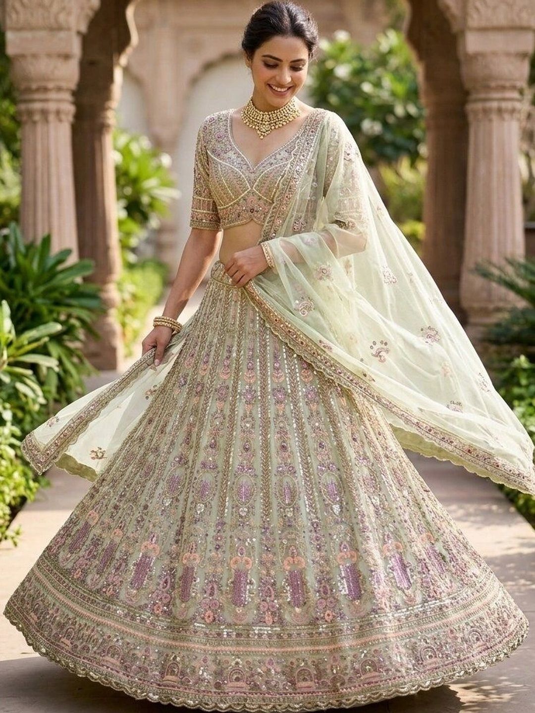 BLUSH STREET Party Wear Lehenga