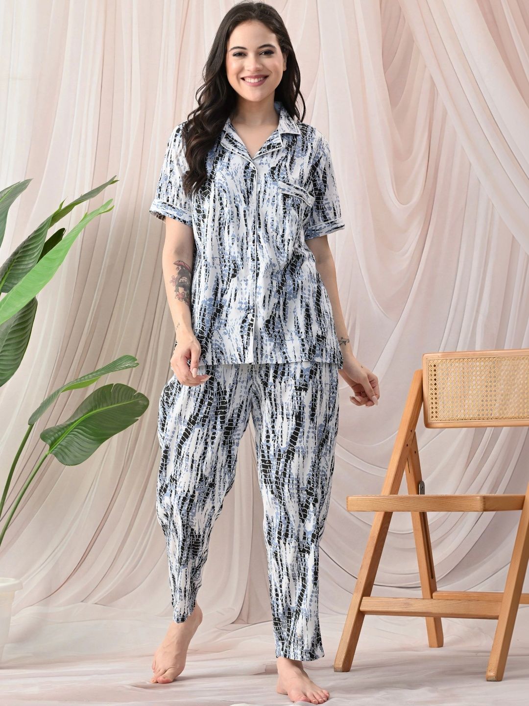 Anouk Rustic Pure Cotton Night Suits