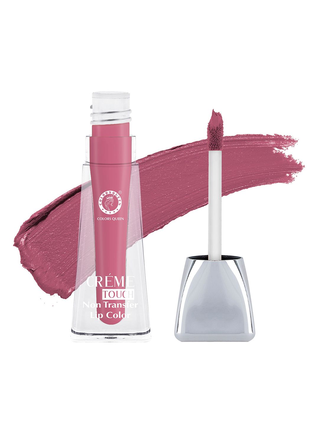 Colors Queen Creme Touch Non-Transfer Matte Lip Color 4 ml - Pink Peonies