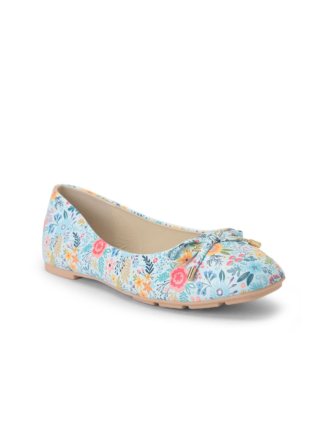 Liberty Women Blue Printed Slip-On Sneakers Price in India