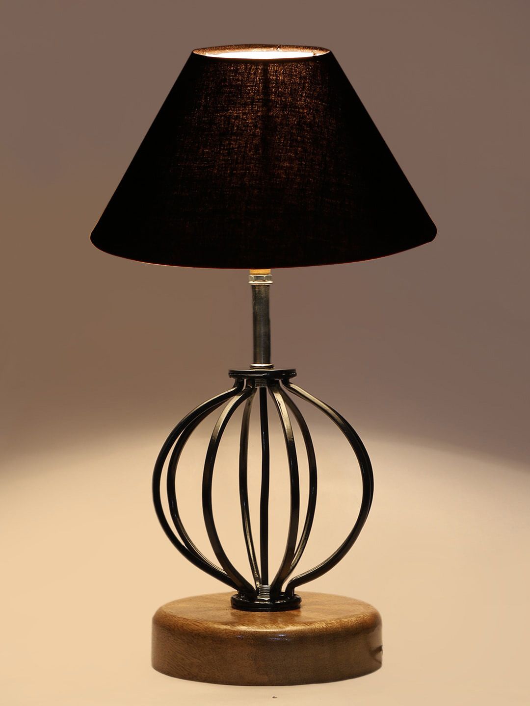 Devansh Black Solid Table Lamps Price in India