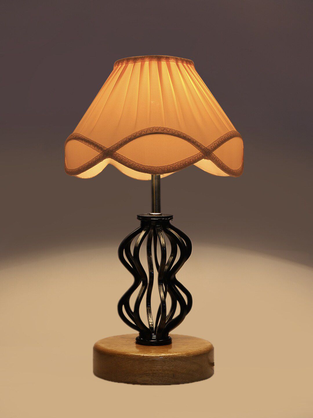 Devansh Off White Solid Table Lamps Price in India