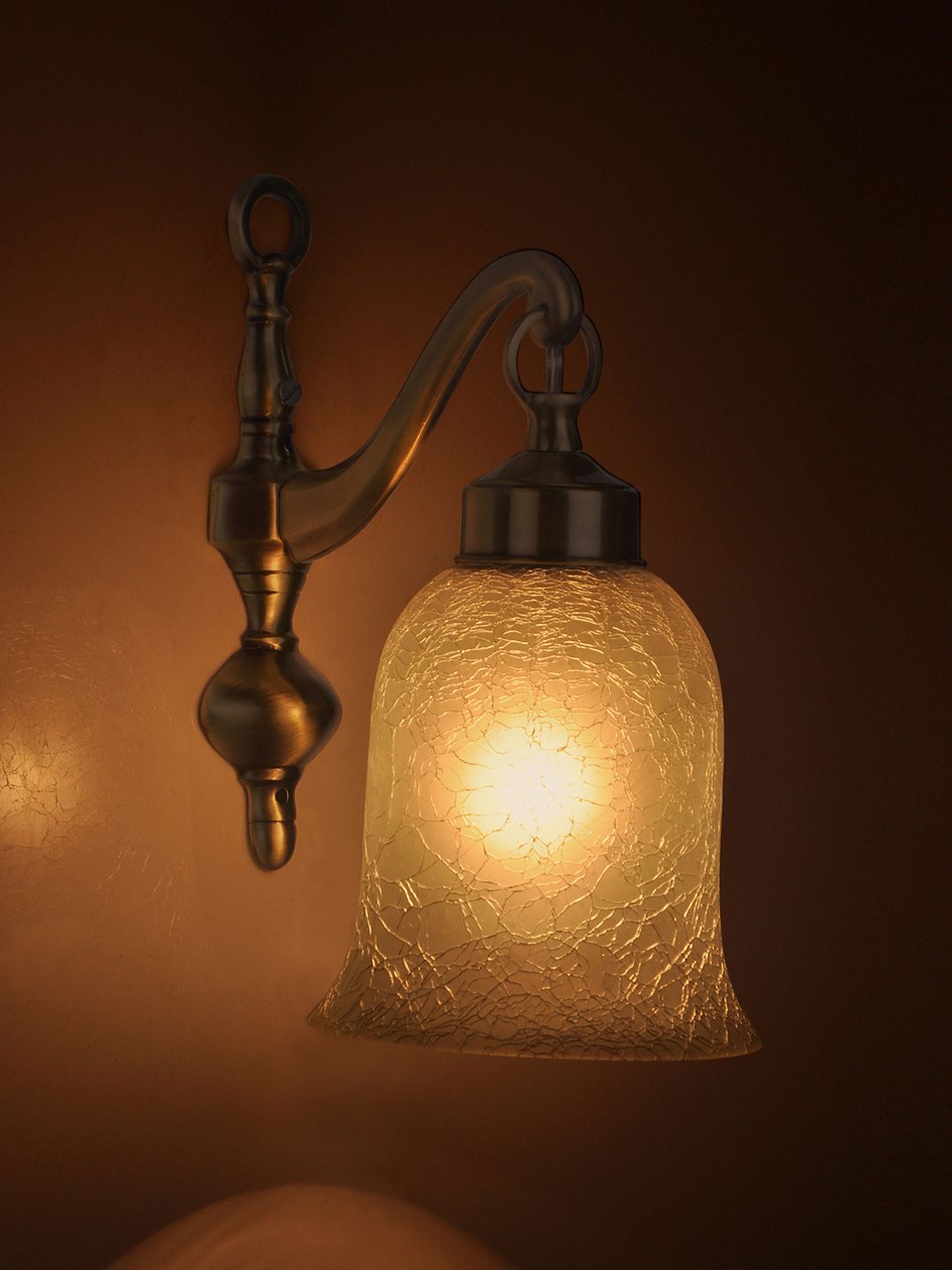 Fos Lighting Gold-Toned Classic Single Wall Pendant Light Price in India