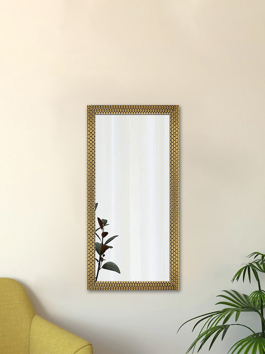Art Street Gold-Colored Designed Wall Mirrors Price in India