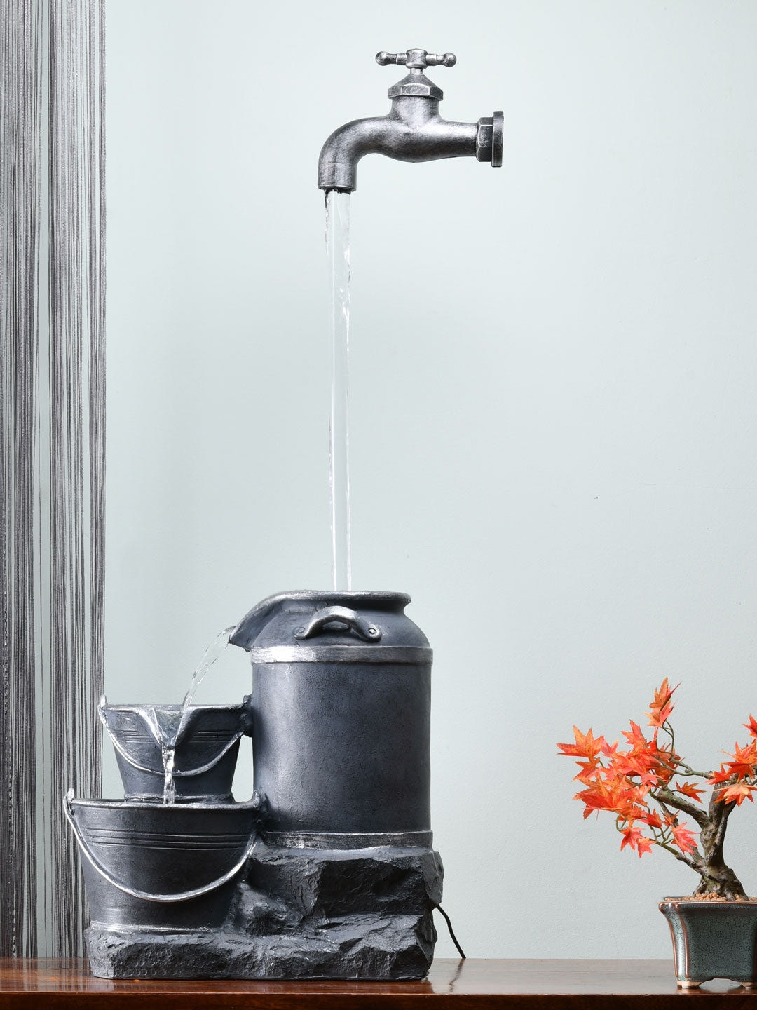 Athome by Nilkamal Grey Solid Tap Water Fountain Price in India