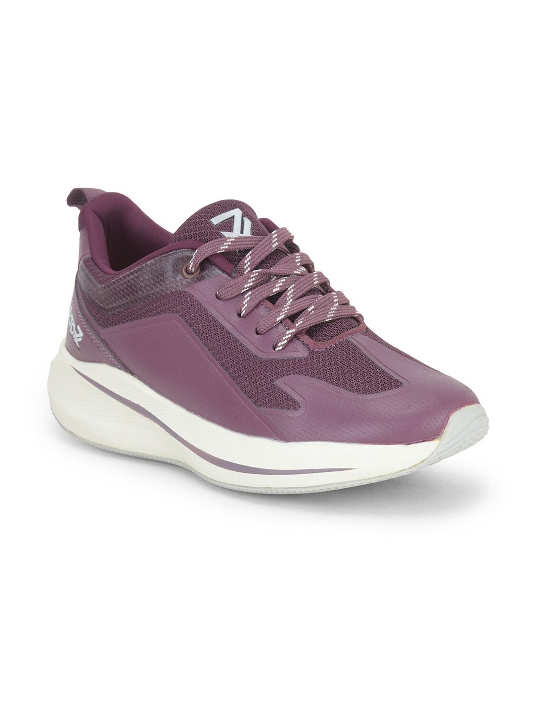 Liberty Women Purple Mesh Walking Non-Marking Shoes Price in India