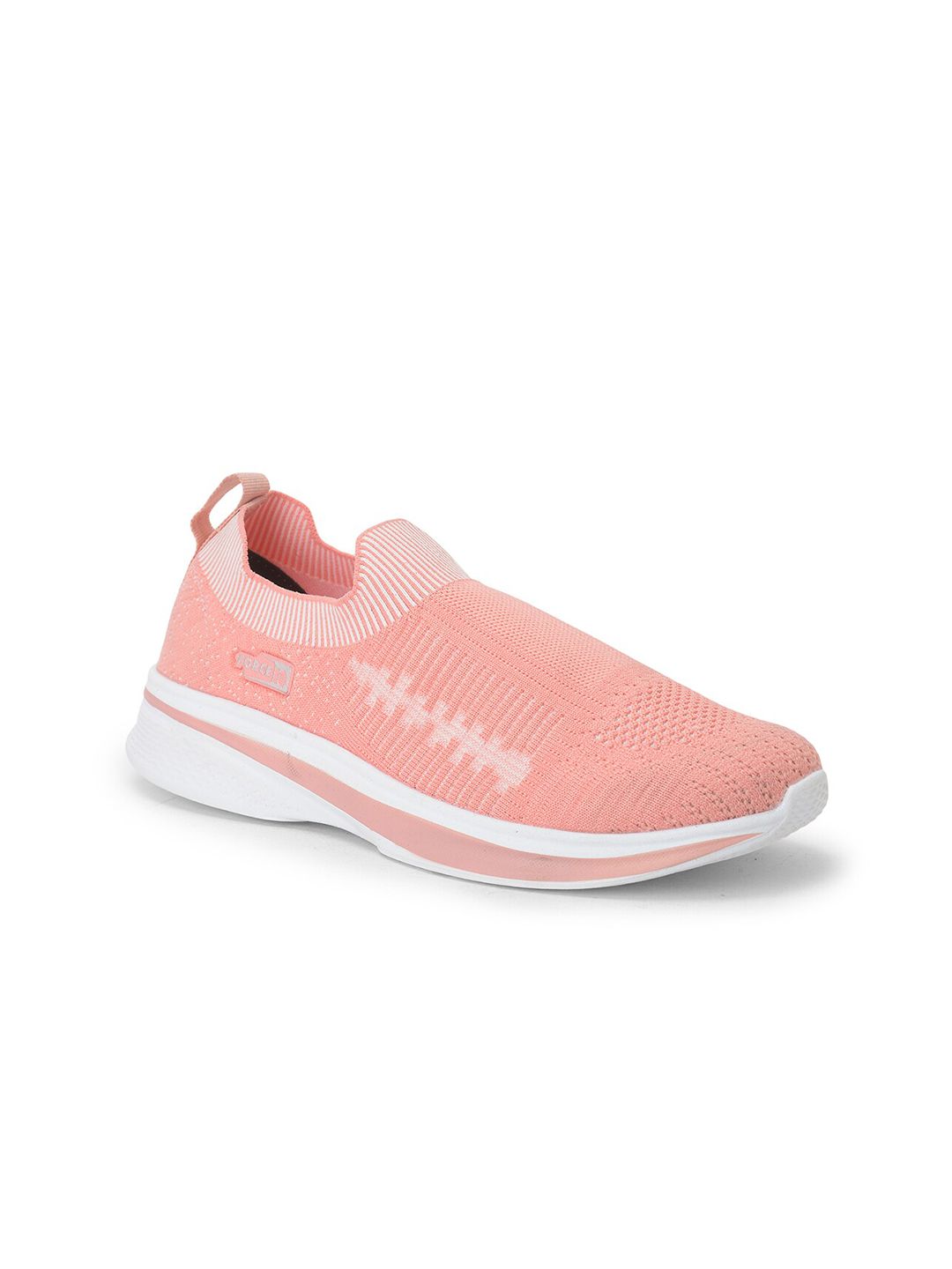 Liberty Women Pink Mesh Walking Non-Marking Shoes Price in India