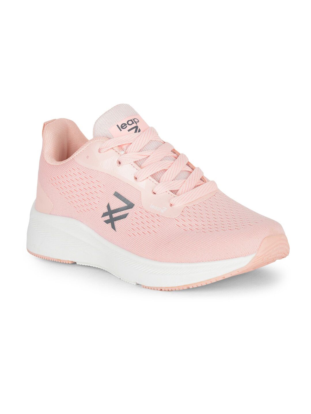 Liberty Women Peach-Coloured Mesh Walking Non-Marking Shoes Price in India