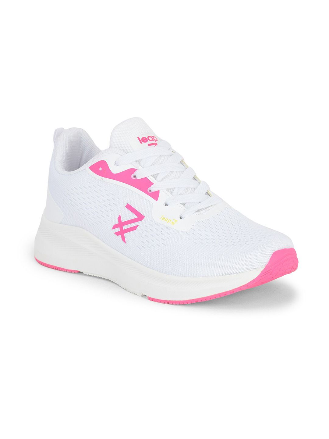 Liberty Women White Mesh Walking Non-Marking Shoes Price in India