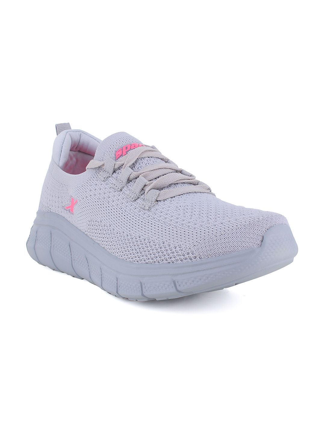 Sparx Women Grey Mesh Running Non-Marking Shoes Price in India