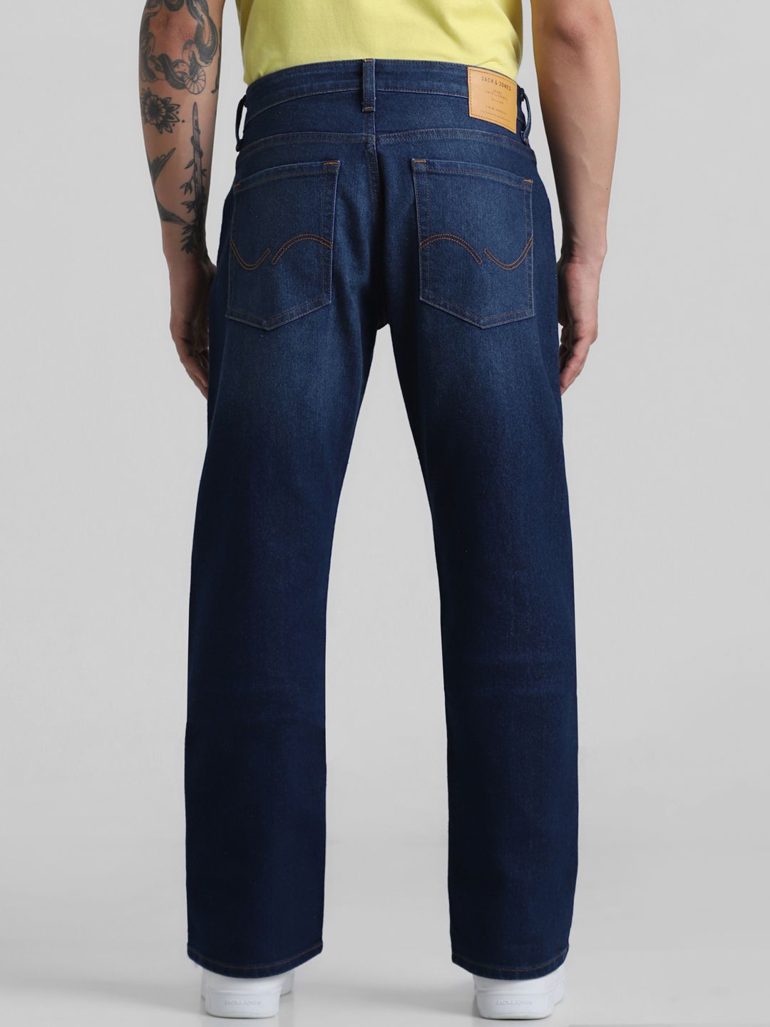 Blue Bootcut Low-Rise Light Fade Jeans