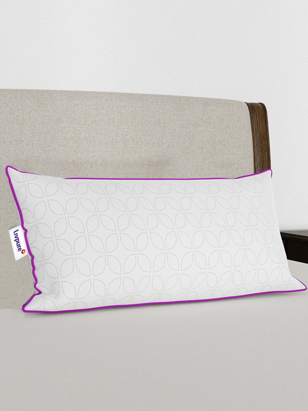 Livpure Smart White Solid Microfiber Sleeping Pillow Price in India