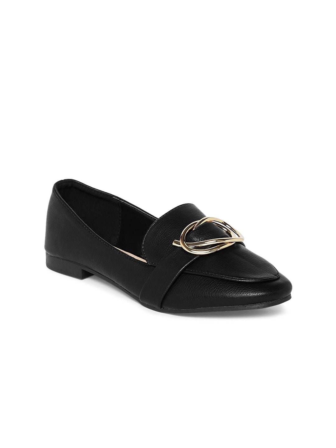 Forever Glam by Pantaloons Women Black Loafers Price in India
