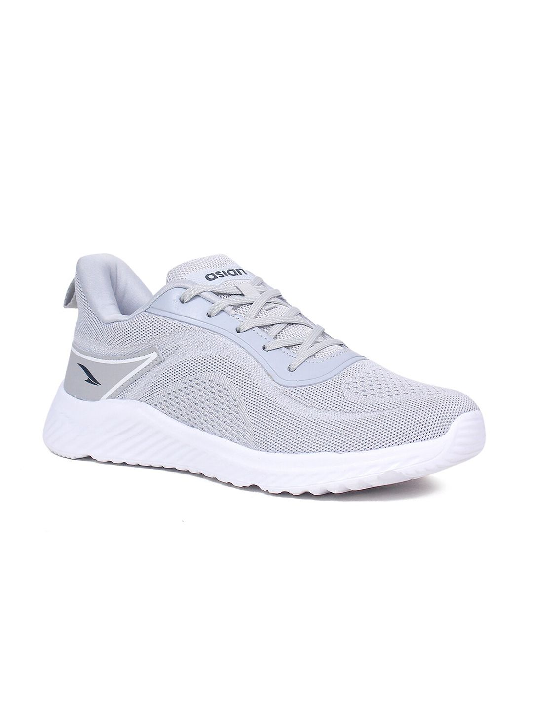 ASIAN Men Grey Mesh Running Non-Marking Shoes