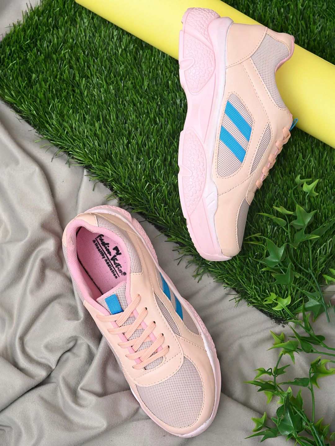 Fashion Victim Women Pink Solid Sneakers Price in India