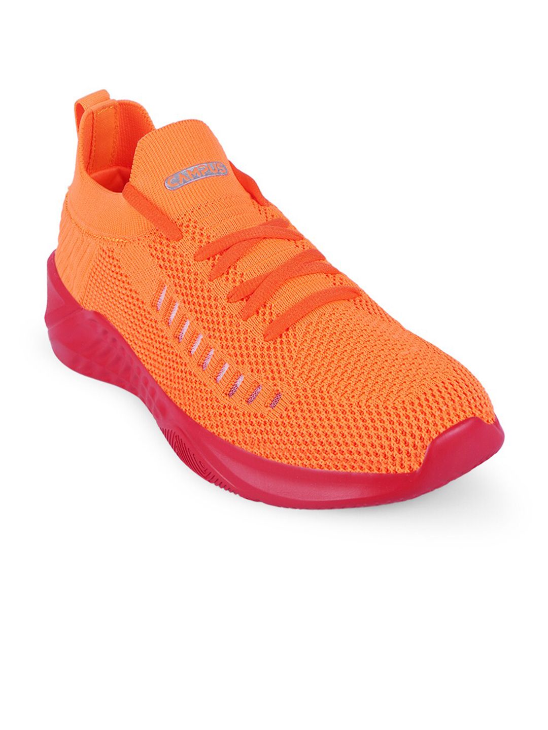 Campus Women Orange Mesh Running Shoes Price in India