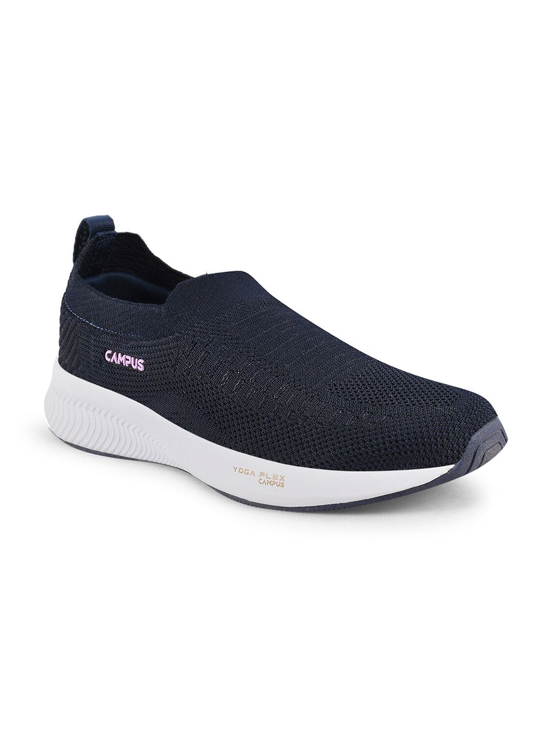 Campus Women Navy Blue Mesh Walking Shoes Price in India