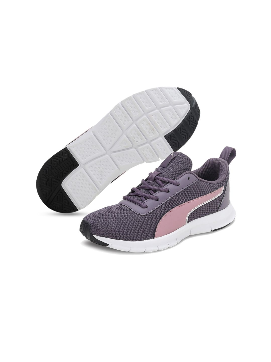 Puma Women Purple Woven Design Sneakers Price in India