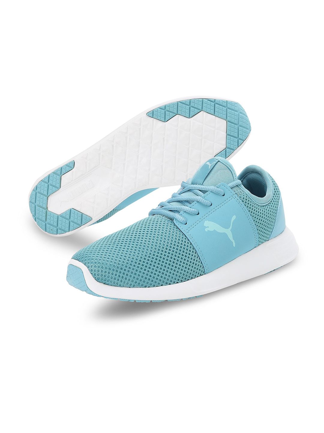 Puma Women Blue Puma Kendall Women's Shoes Woven Design Sneakers Price in India