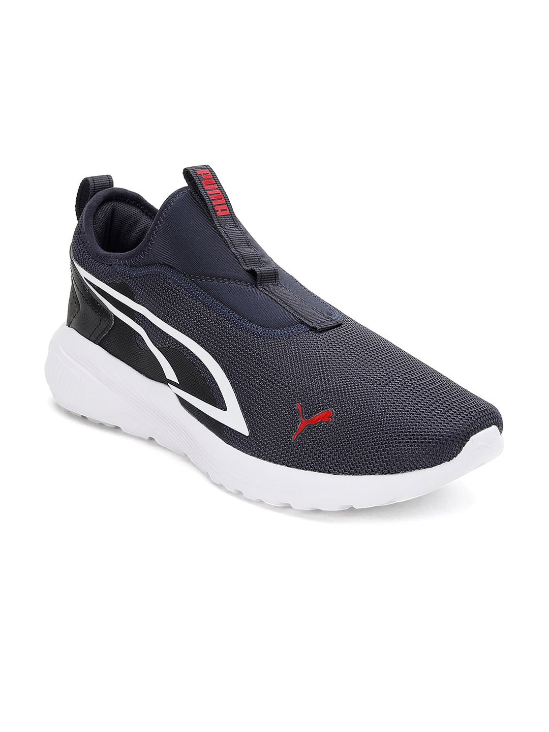 Puma Unisex Blue All-Day Active Slip-On Sneakers Colourblocked High-Top Slip-On Sneakers Price in India