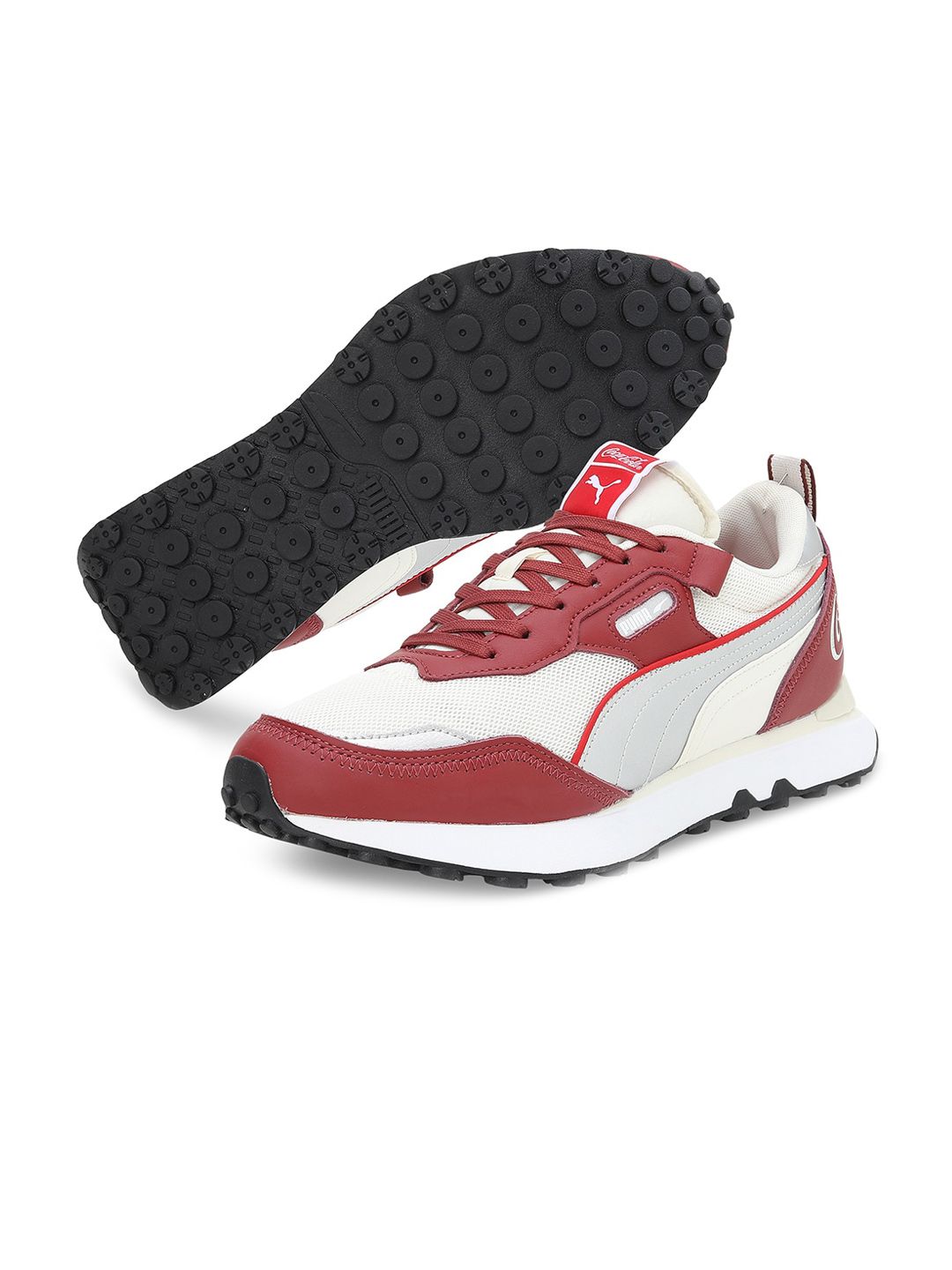 Puma Unisex Red  x COCA-COLA Rider FV Sneaker Casual Shoes Price in India