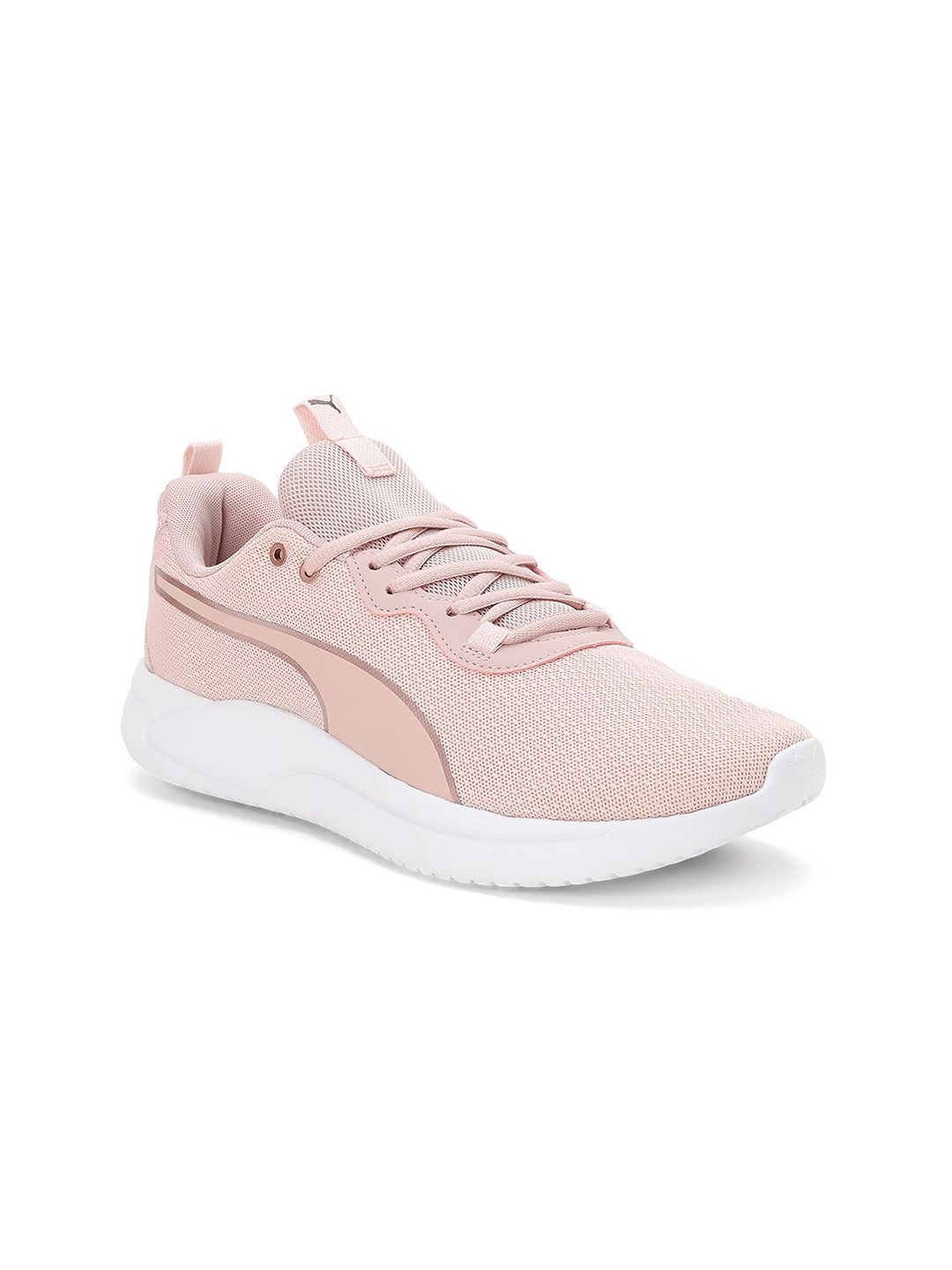 Puma Unisex Pink Textile Running Shoes Price in India