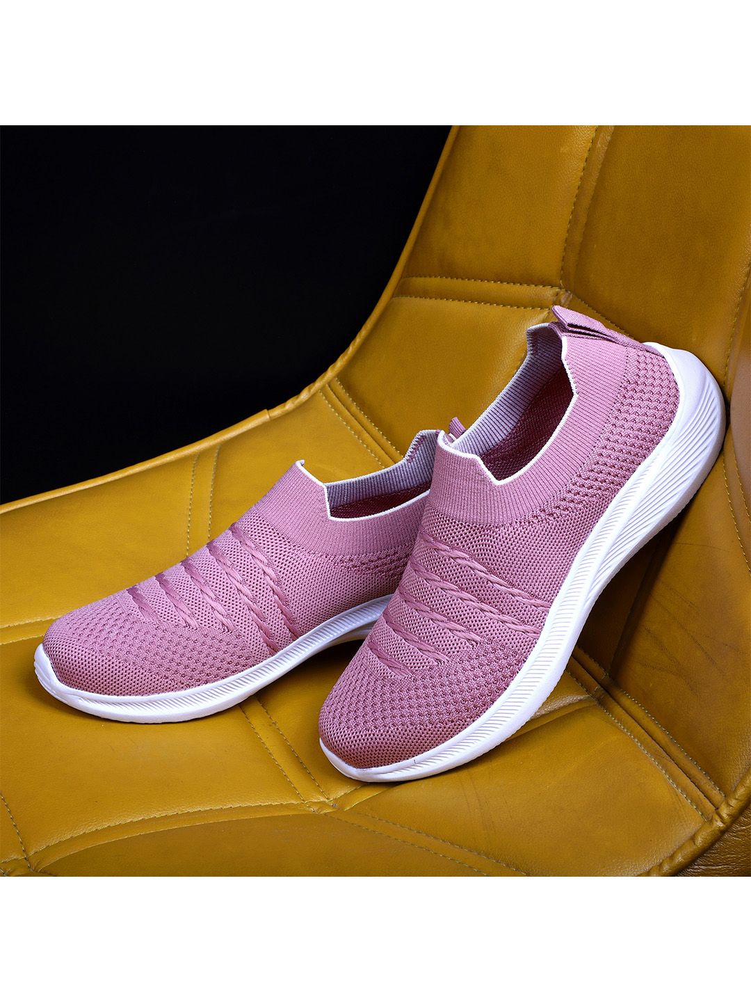 TPENT Women Rose Mesh Running Non-Marking Shoes Price in India