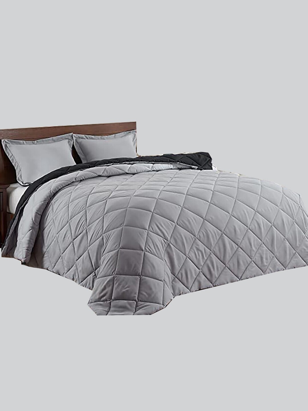 RAASO Black & Grey Microfiber AC Room Single Bed Blanket Price in India