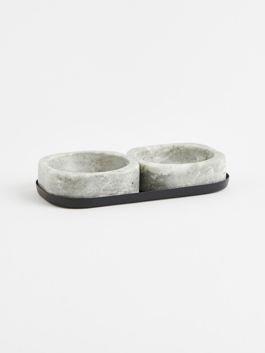 H&M Set of 3 Marble Bowls & Tray Price in India