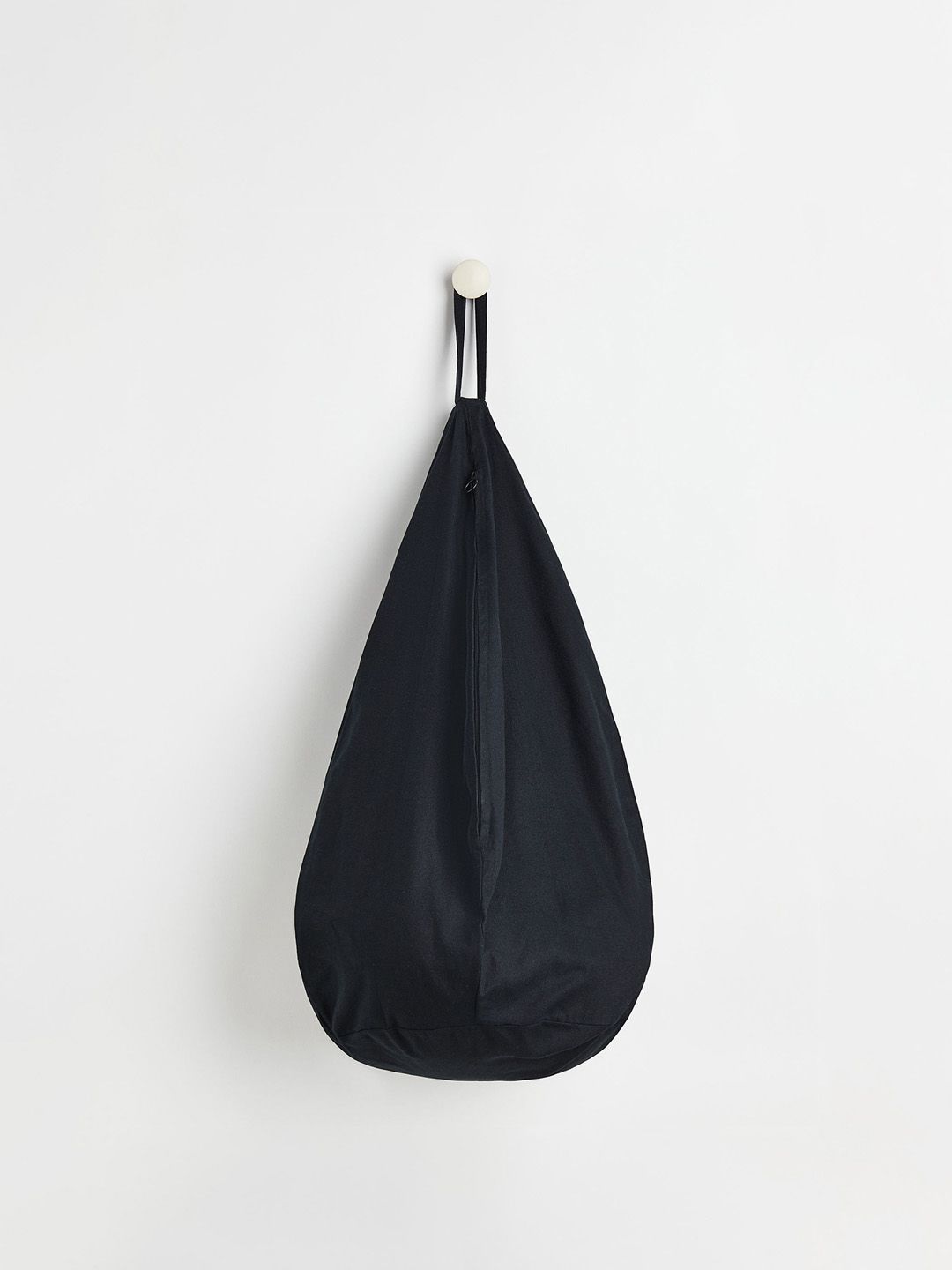 H&M Black Solid Cotton Laundry Bag Price in India