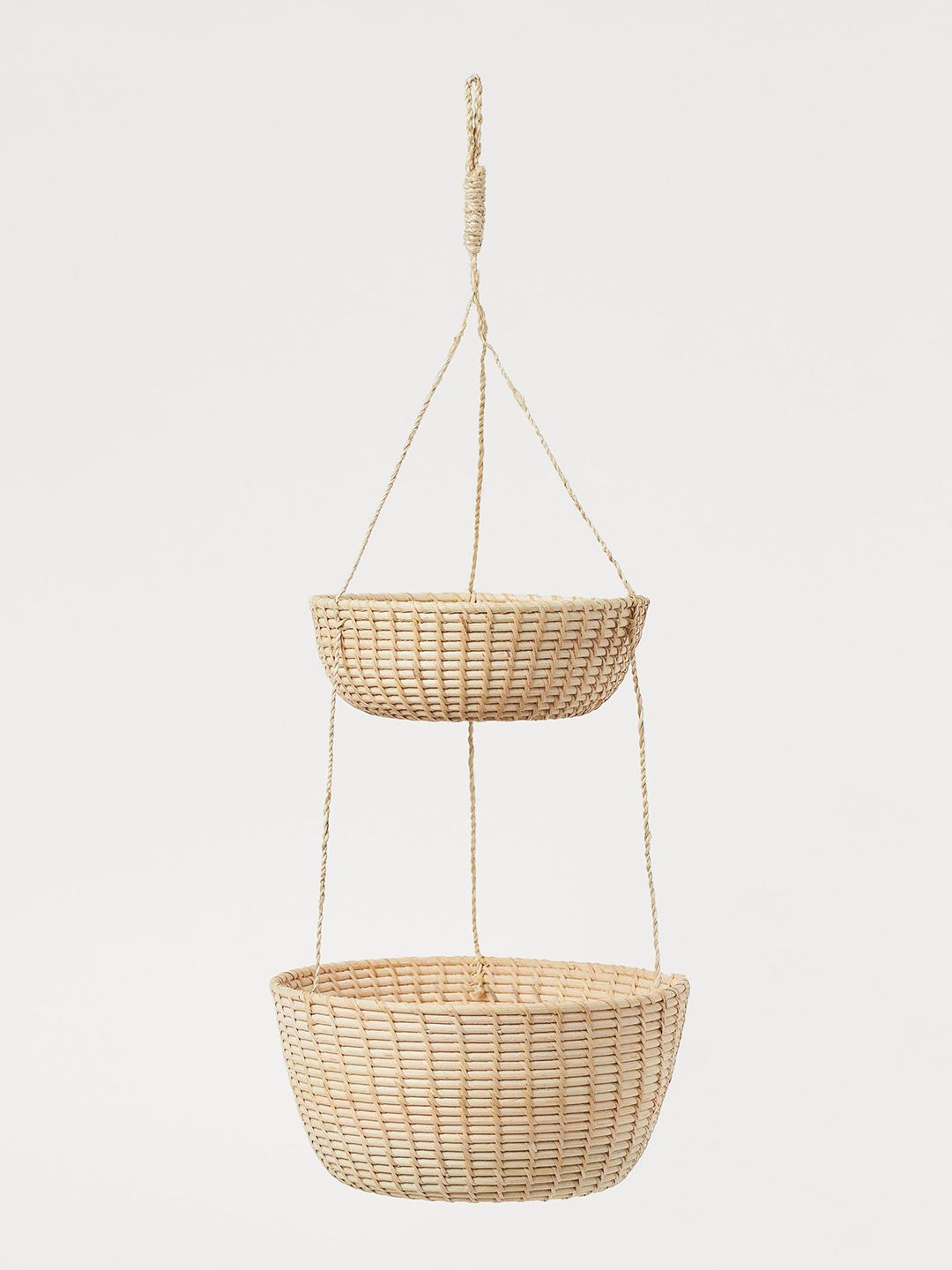 H&M Beige Rattan Hanging Basket Price in India