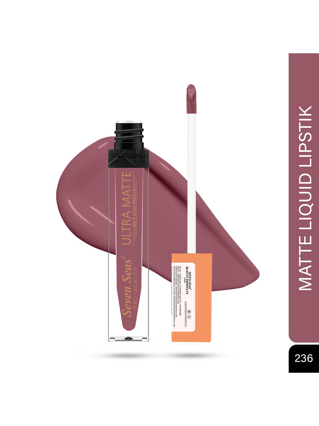 Seven Seas Transfer-Proof Ultra Matte Liquid Lipstick 9 g - Light Pink Rose