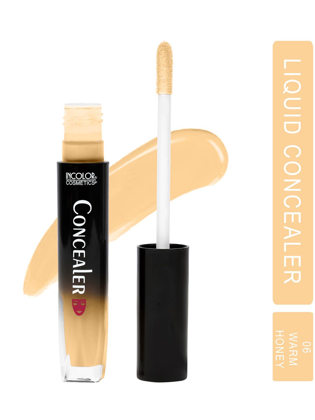 INCOLOR Water-Proof & Long-Lasting Liquid Concealer 5 g - Warm Honey 06