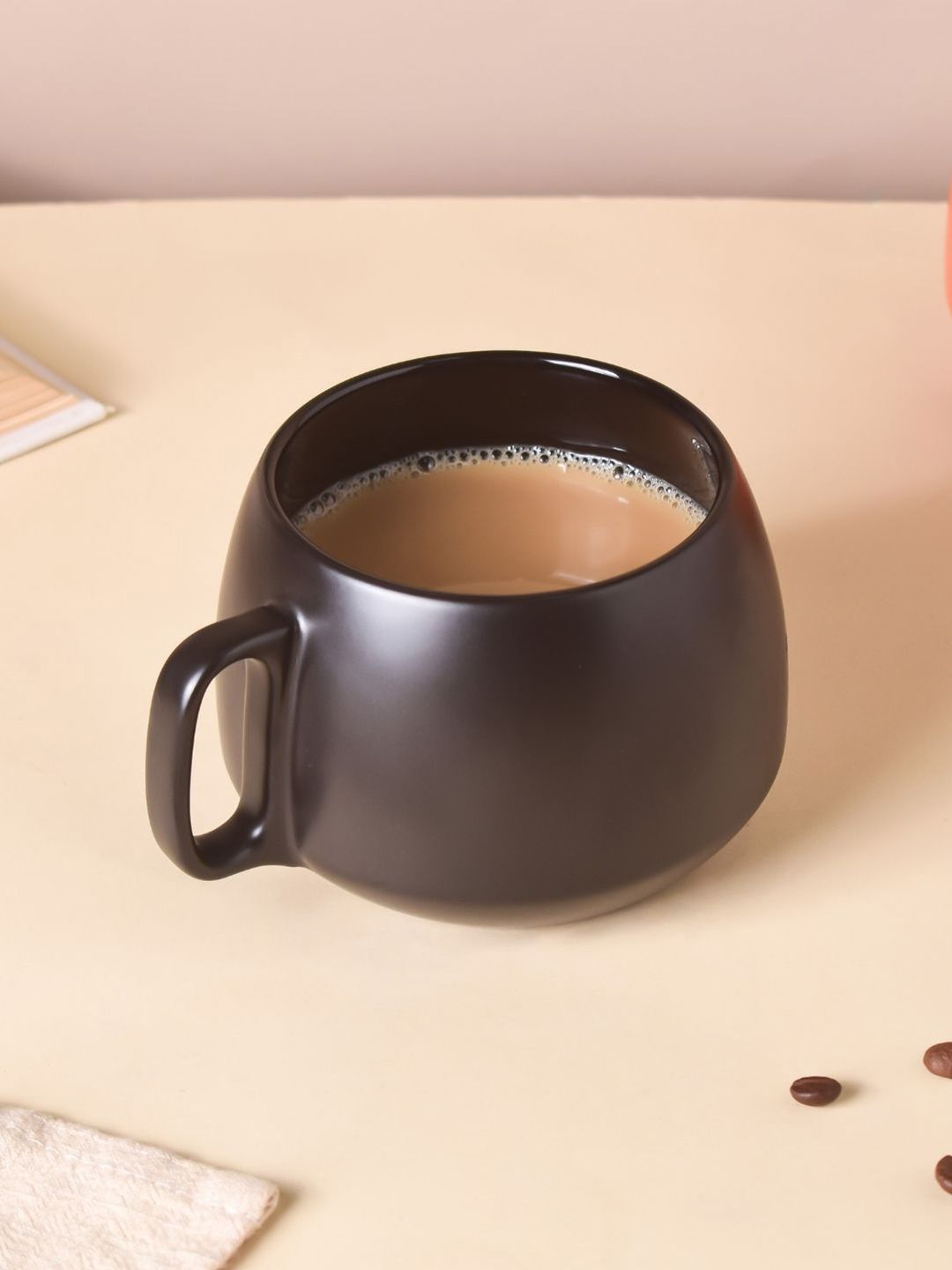 Nestasia Brown Solid Ceramic Matte Cups Price in India