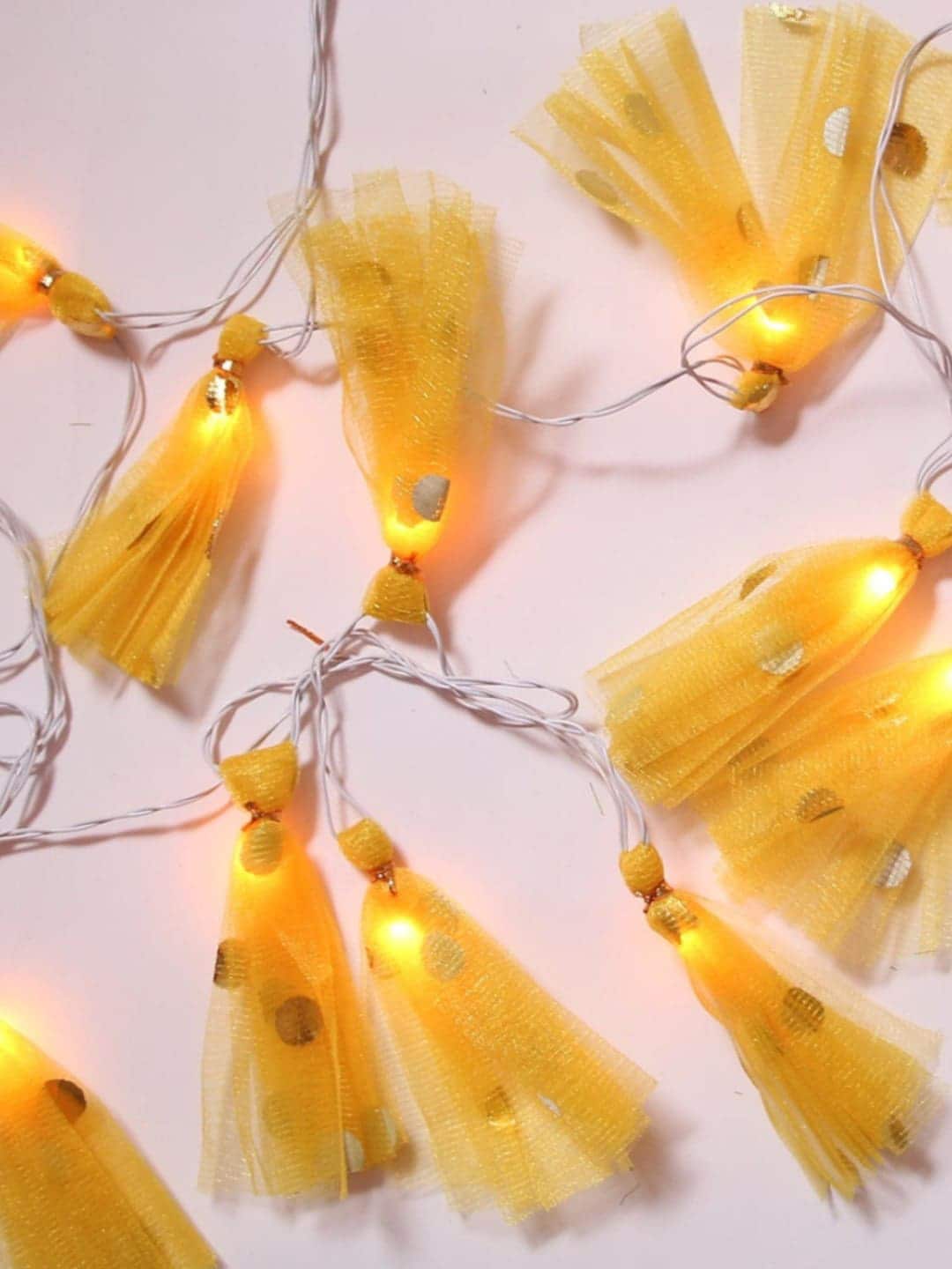 Gathari Yellow 20 Mini Potli String Balls Fairy Lights Price in India