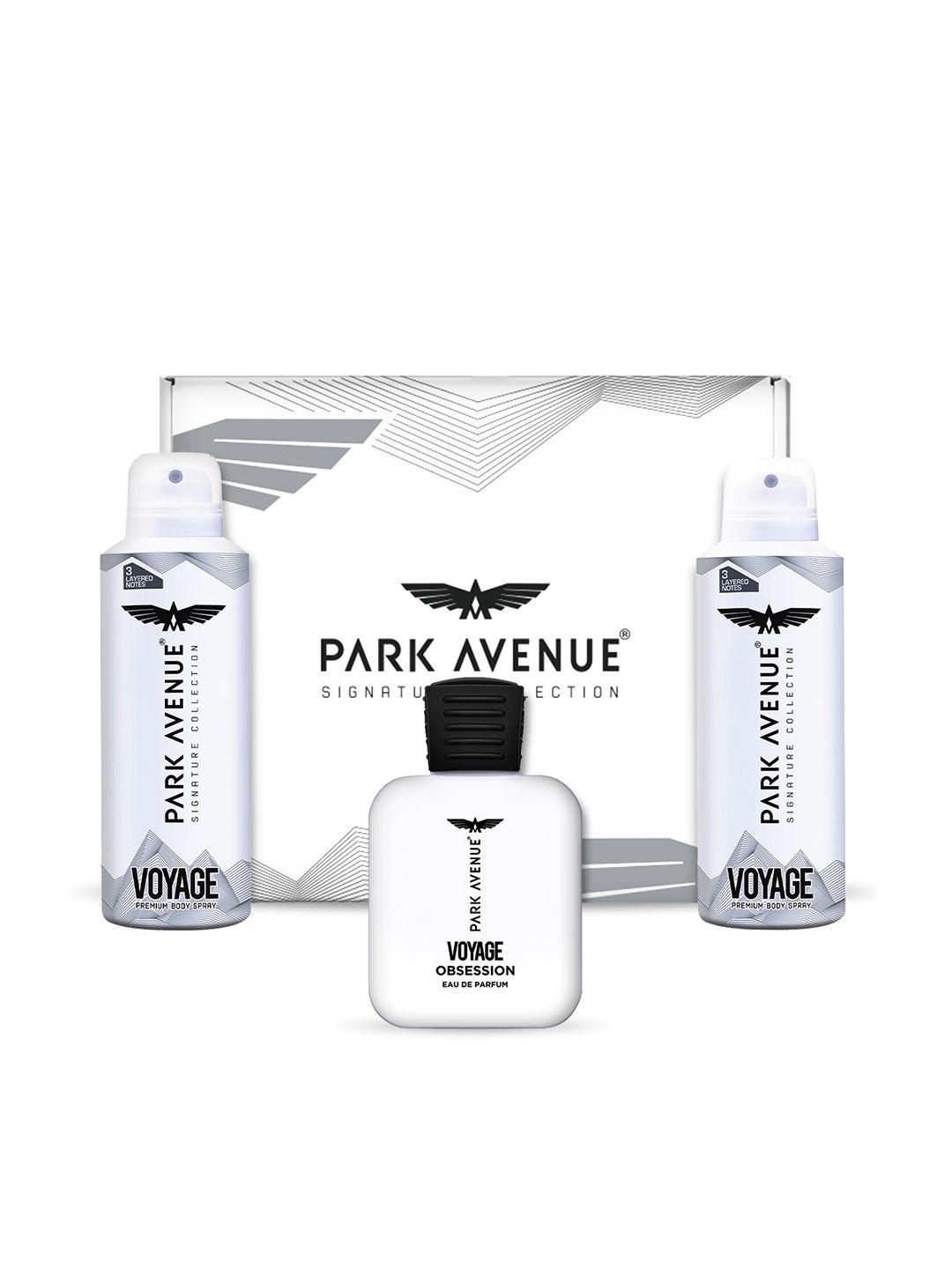 Park Avenue Men Set of Voyage Obsessed EDP 50 ml & 2 Deodorants 116g Each