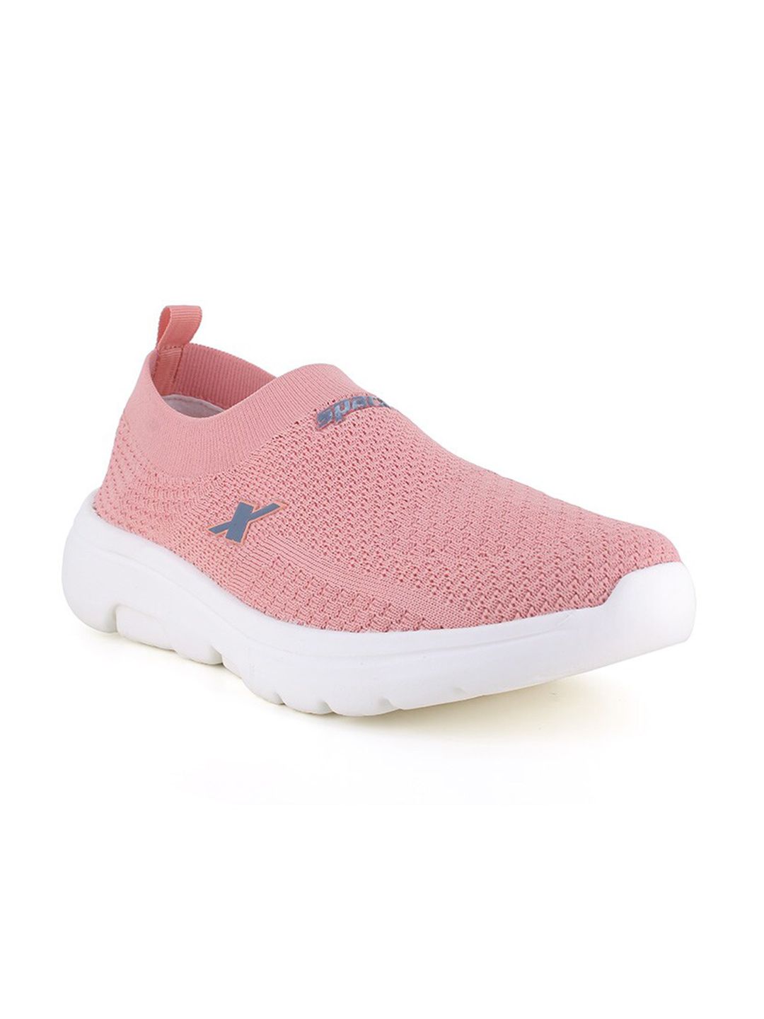 Sparx Women Peach-Coloured Textile Running Non-Marking Shoes Price in India