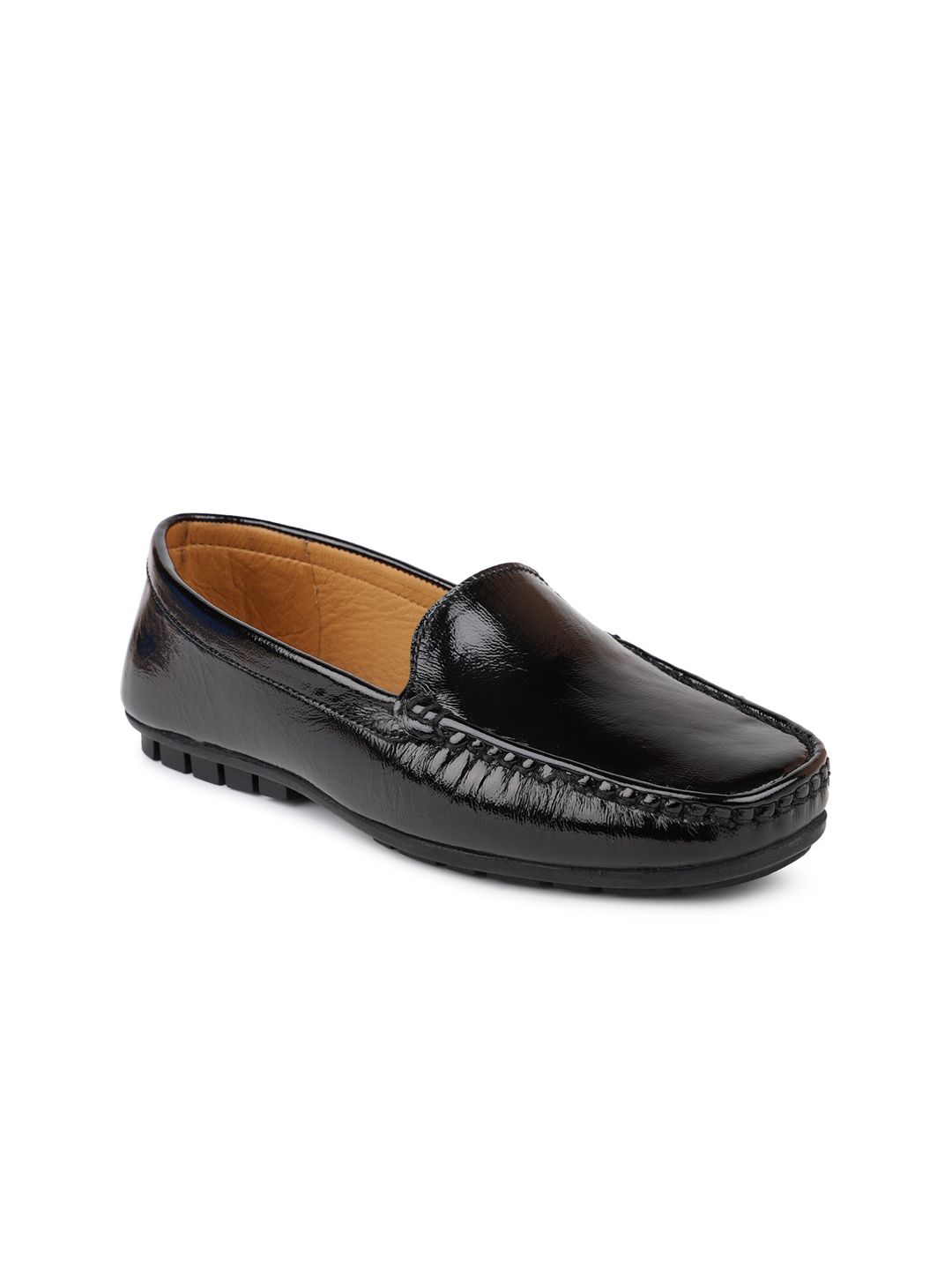 Inc 5 Women Black Textured Loafers Price in India