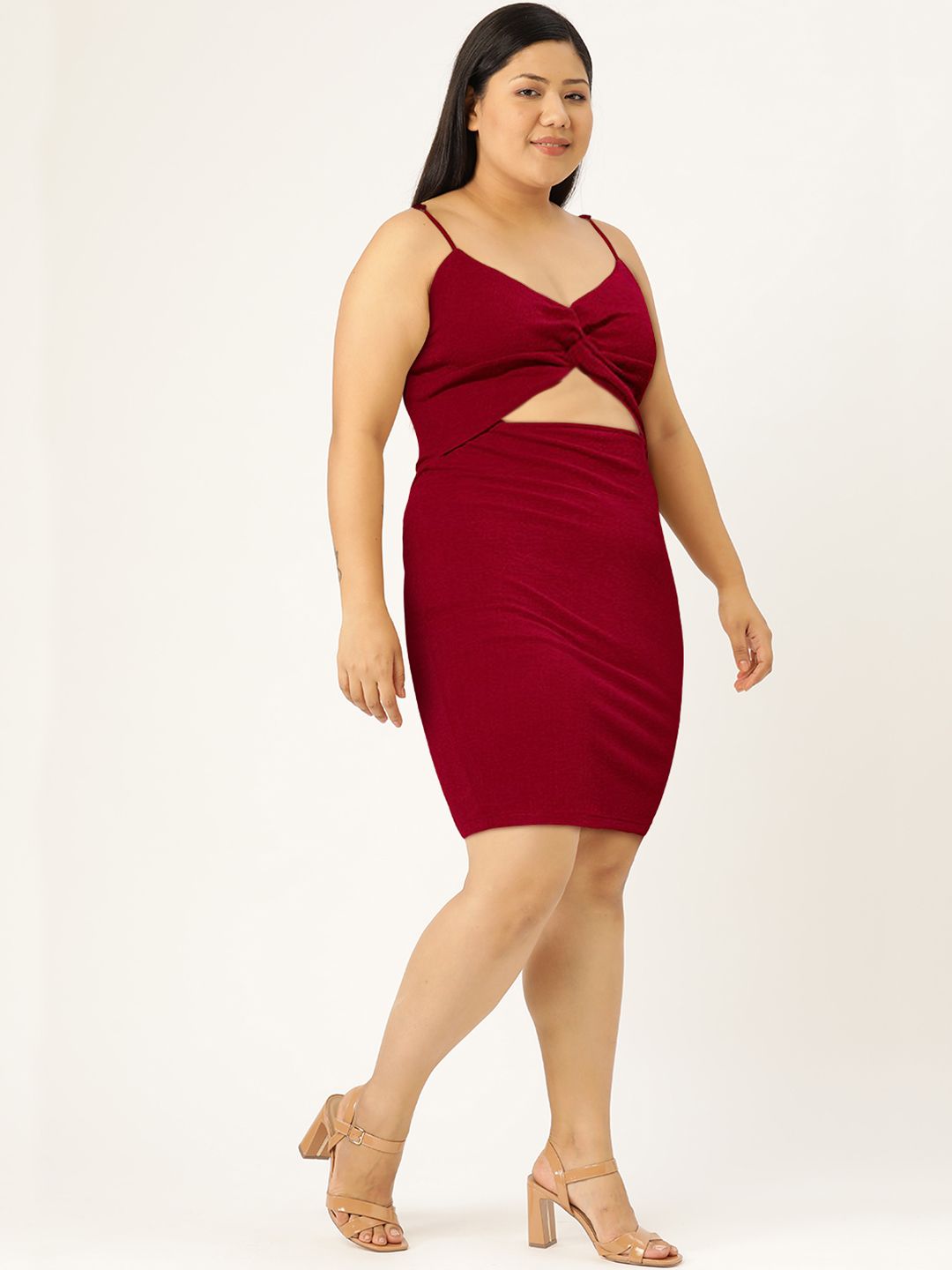 Buy Moda Rapido Cherry Red Twisted Emo 2.0 Bodycon Dress - Dresses for Women 20394774 | Myntra Buy Moda Rapido Cherry Red Twisted Emo 2.0 Bodycon Dress - Dresses for Women 20394774 | Myntra