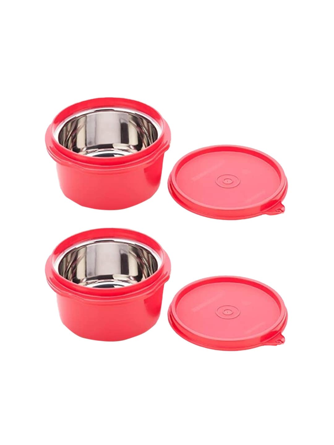 SignoraWare Set Of 2 Red Solid Kitchen Storage Containers Price in India